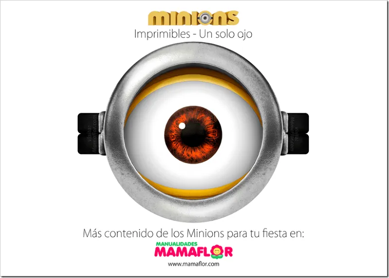 Minions-ciclope-un-ojo | Ojos de minions, Minions, Minions para imprimir