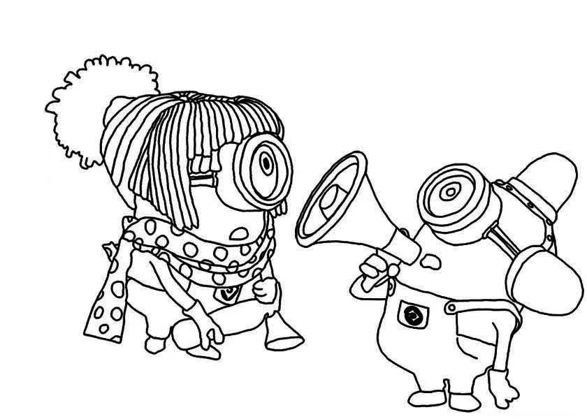 imagenes de los minions morados para colorear MEMES Pictures