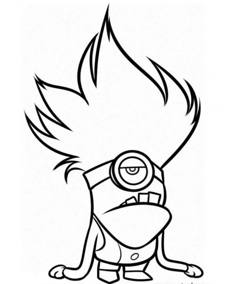 Minions colorear
