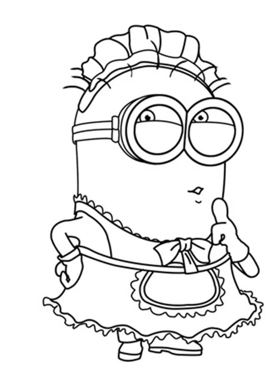 Minions colorear