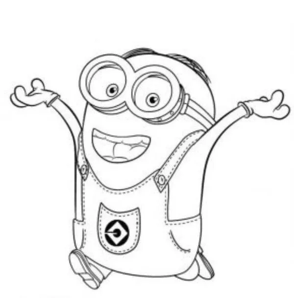 Dibujos de minions enamorados para colorear - Imagui