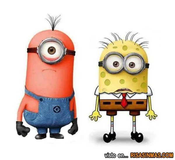 Minions-como-patricio-y-bob- ...