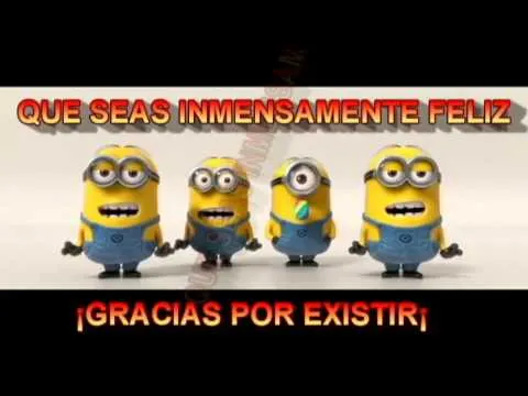 MINIONS FELICIDADES FER - YouTube