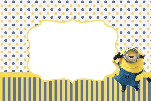 Minions: invitaciones para imprimir gratis. | Ideas y material ...