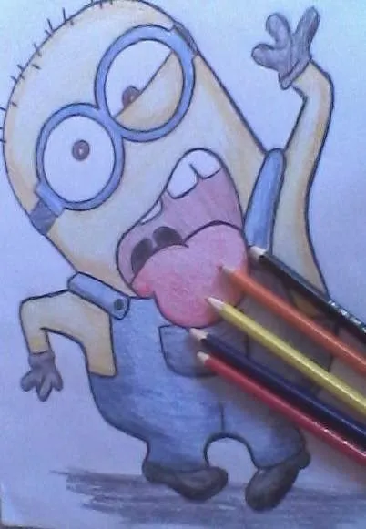 Dibujos de los minions a lapiz - Imagui