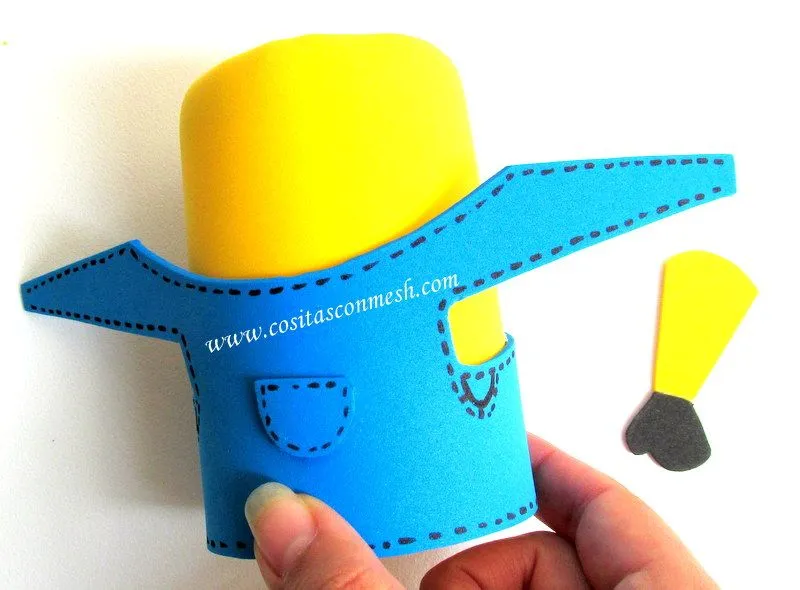 Minions manualidades paso a paso-Dulcero reciclaje ~ cositasconmesh
