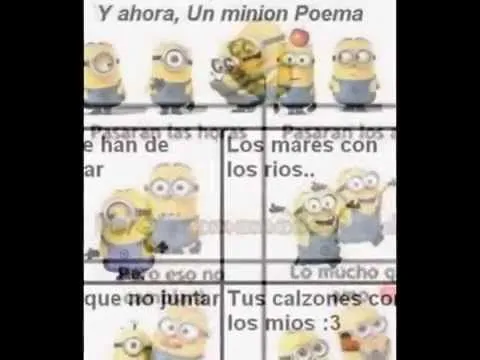 minions poemas - YouTube