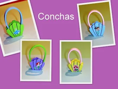 Las minis de Noe y Tony: Bolsos concha