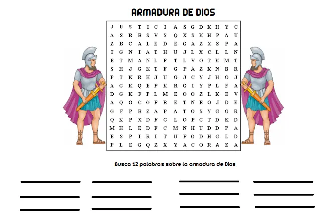 Ministerio Infantil Cielos Abiertos Yopal: Sopa de letras: La ... Ministerio Infantil Cielos Abiertos Yopal: Sopa de letras: La ...
