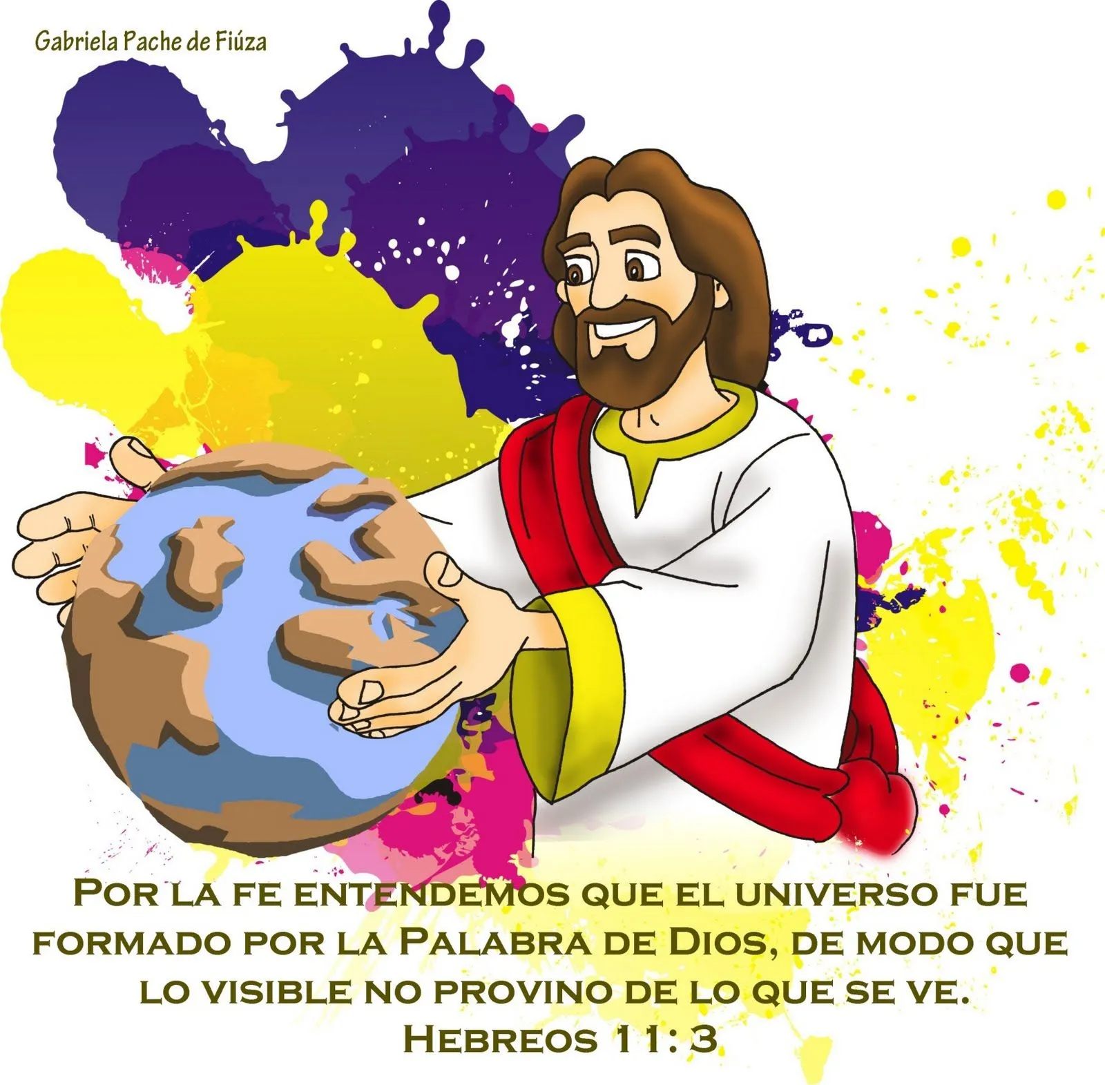 Ministério Infantil Semillita kids: Hebreos 11:3 Ilustrado Ministério Infantil Semillita kids: Hebreos 11:3 Ilustrado