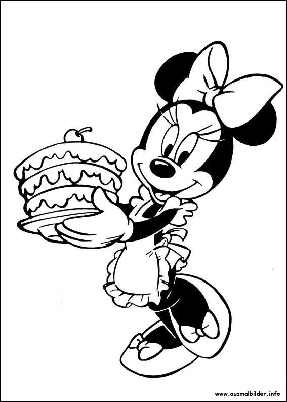 Minni Maus malvorlagen