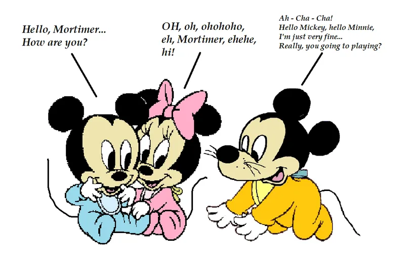 Minnie and Mickey baby - Imagui