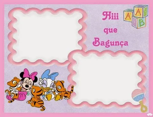 Minnie Bebé: Album de Fotos para Imprimir Gratis. | Ideas y ...