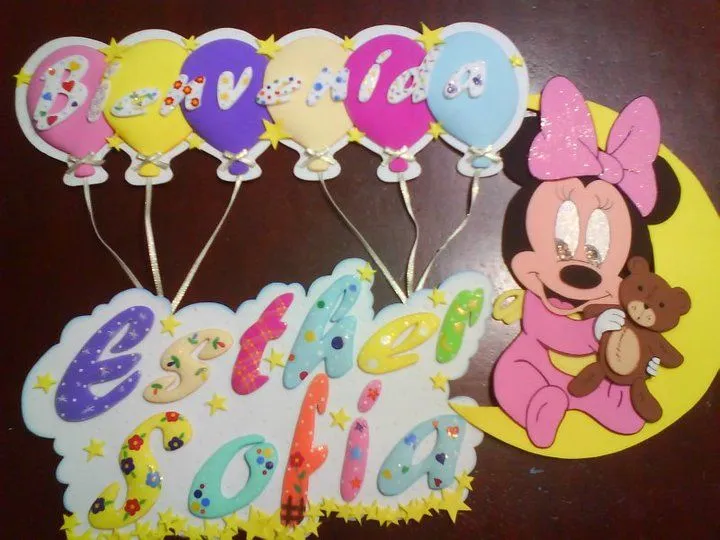 Arte en Foami: Minnie Baby