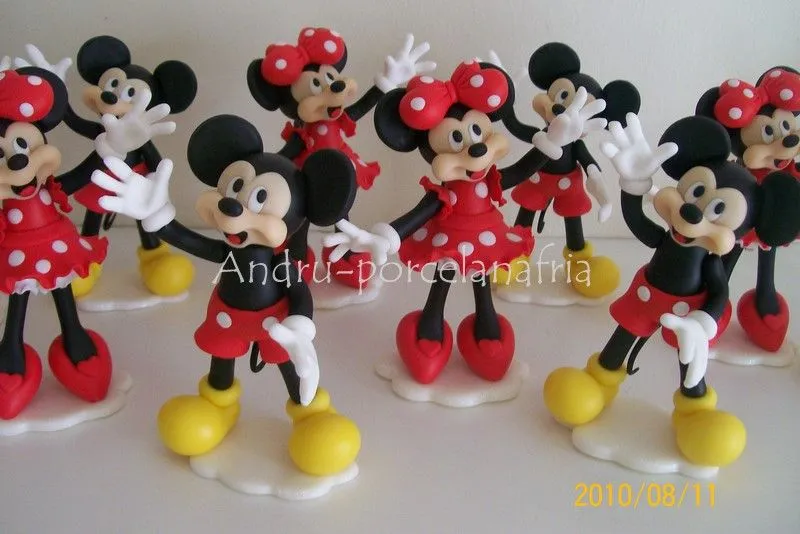 Mini mouse porcelana fria - Imagui