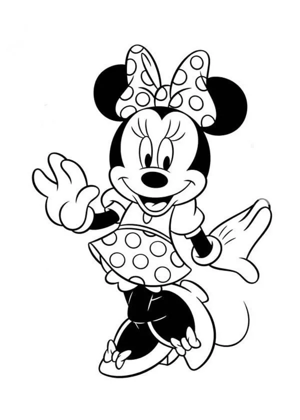 Minnie para colorear