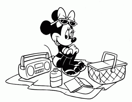 Minnie para colorear