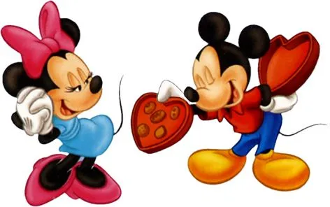 Minnie Mouse y Mickey Mouse San Valentín - Imagui
