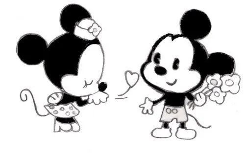 Mini y miki Mouse amor - Imagui