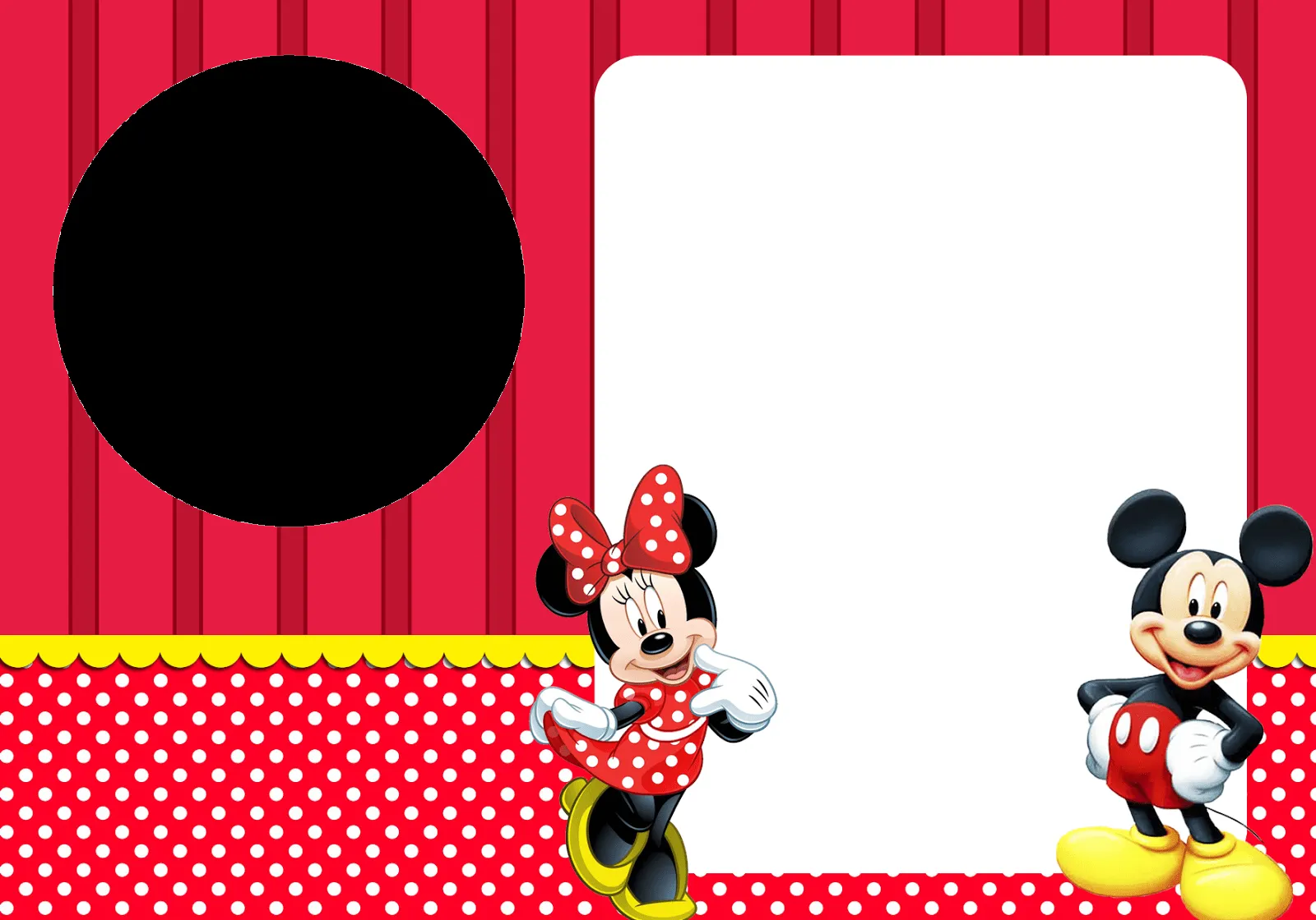 Minnie y Mickey: Imprimibles, Invitaciones y Tarjetas Gratis ... Minnie y Mickey: Imprimibles, Invitaciones y Tarjetas Gratis ...