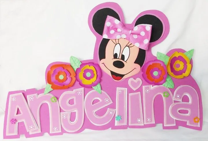 Minnie Mouse 3d Wall Decor | goma eva | Pinterest Minnie Mouse 3d Wall Decor | goma eva | Pinterest