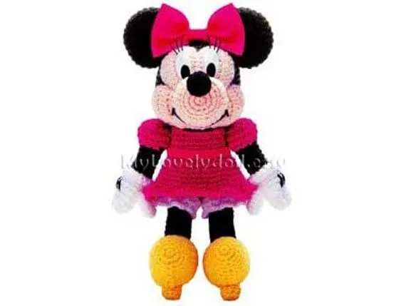Minnie Mouse Amigurumi Crochet PDF Pattern in by MyLovelyDoll