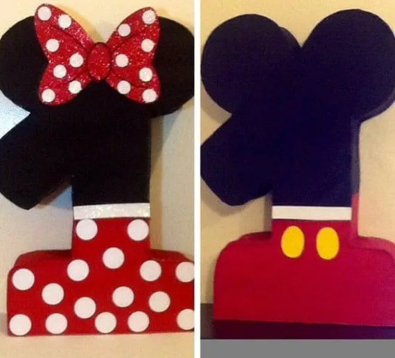 Minnie mouse and mickey piñatas. 2 piñatas number 1 by aldimyshop Minnie mouse and mickey piñatas. 2 piñatas number 1 by aldimyshop