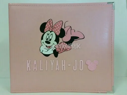 Minnie Mouse baby book scrapbook - album cover | Minnie Mouse baby ... Minnie Mouse baby book scrapbook - album cover | Minnie Mouse baby ...