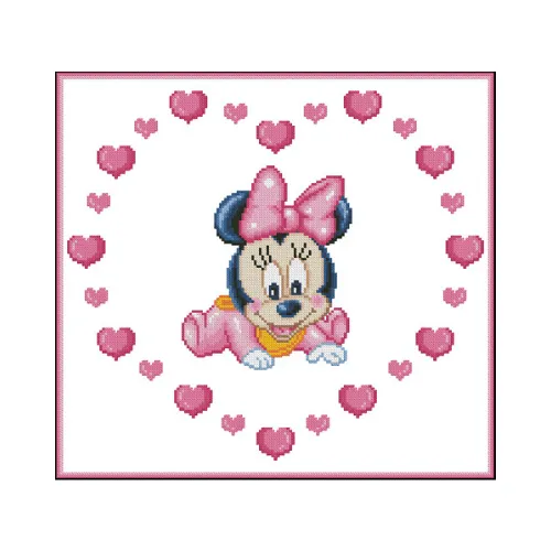 Minnie mouse baby - Nos gusta crear punto de cruz .... Minnie mouse baby - Nos gusta crear punto de cruz ....