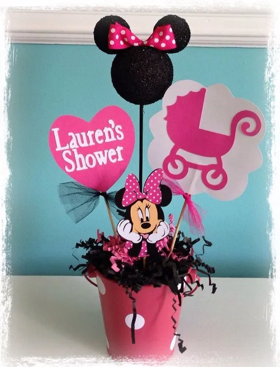 Minnie Mouse baby shower decoration on Etsy, $13.50 | Parties ... Minnie Mouse baby shower decoration on Etsy, $13.50 | Parties ...