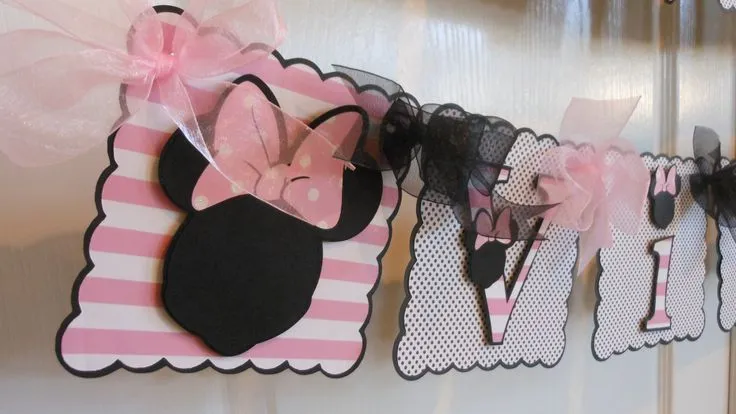 Minnie Mouse Baby Shower Party Package, shower decorations, baby ...