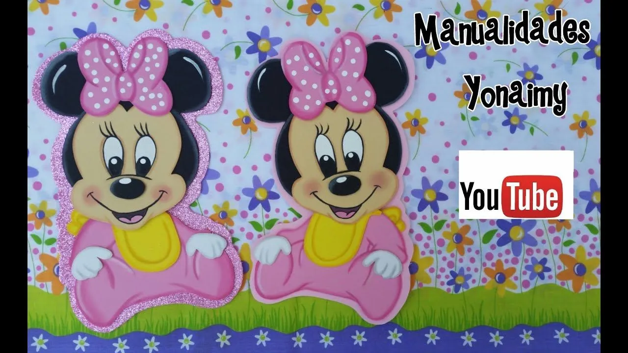 MINNIE MOUSE BEBE PARA CENTROS DE MESA O ADORNOS DE HABITACION HECHOS CON FOAMY - YouTube MINNIE MOUSE BEBE PARA CENTROS DE MESA O ADORNOS DE HABITACION HECHOS CON FOAMY - YouTube