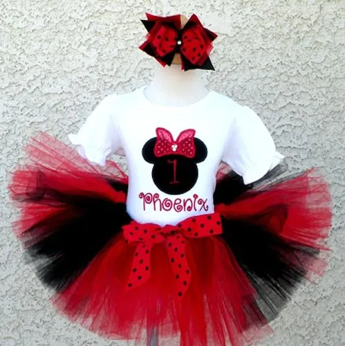 Minnie Mouse Birthday Tutu Sets, Birthday Hats, Shirts, Clothing