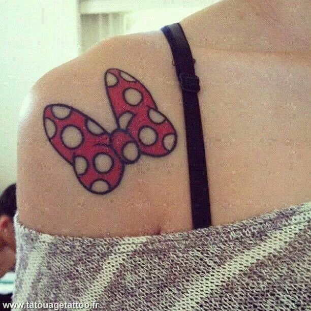 Minnie mouse bow tattoo | Disney! | Pinterest | Bow Tattoos ...