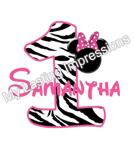 Minnie Mouse cebra cumpleaños personalizado por SoSweetCandyBuffets Minnie Mouse cebra cumpleaños personalizado por SoSweetCandyBuffets