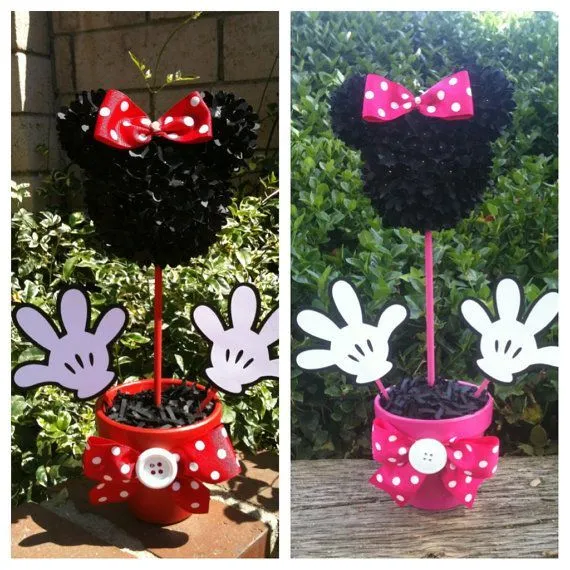 Minnie Mouse Centerpiece, 15 Inches Minnie Mouse Party Decorations