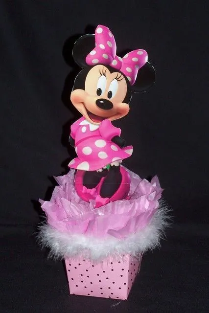 Minnie Mouse centros de mesa - Imagui | fiestas infantiles ...