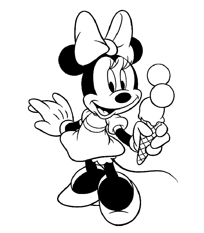 Minnie mouse Coloring Pages Minnie mouse Coloring Pages