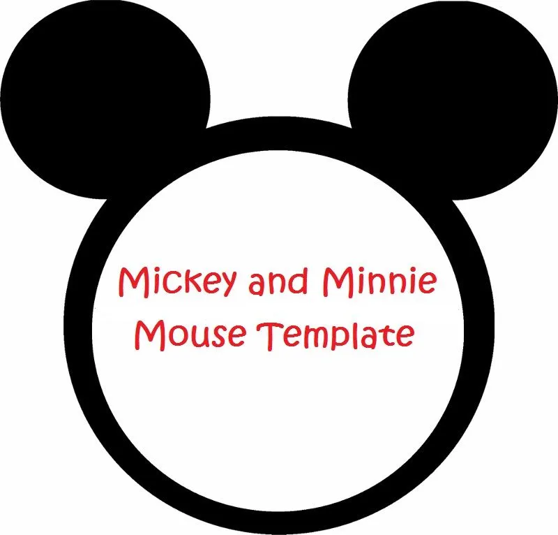 Minnie Mouse Cut Outs Printable | Minnie Mouse invitation template ... Minnie Mouse Cut Outs Printable | Minnie Mouse invitation template ...