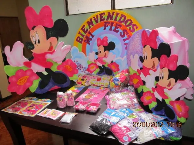 MINNIE MOUSE DECORACION FIESTAS INFANTILES | Fiestas tematicas ...