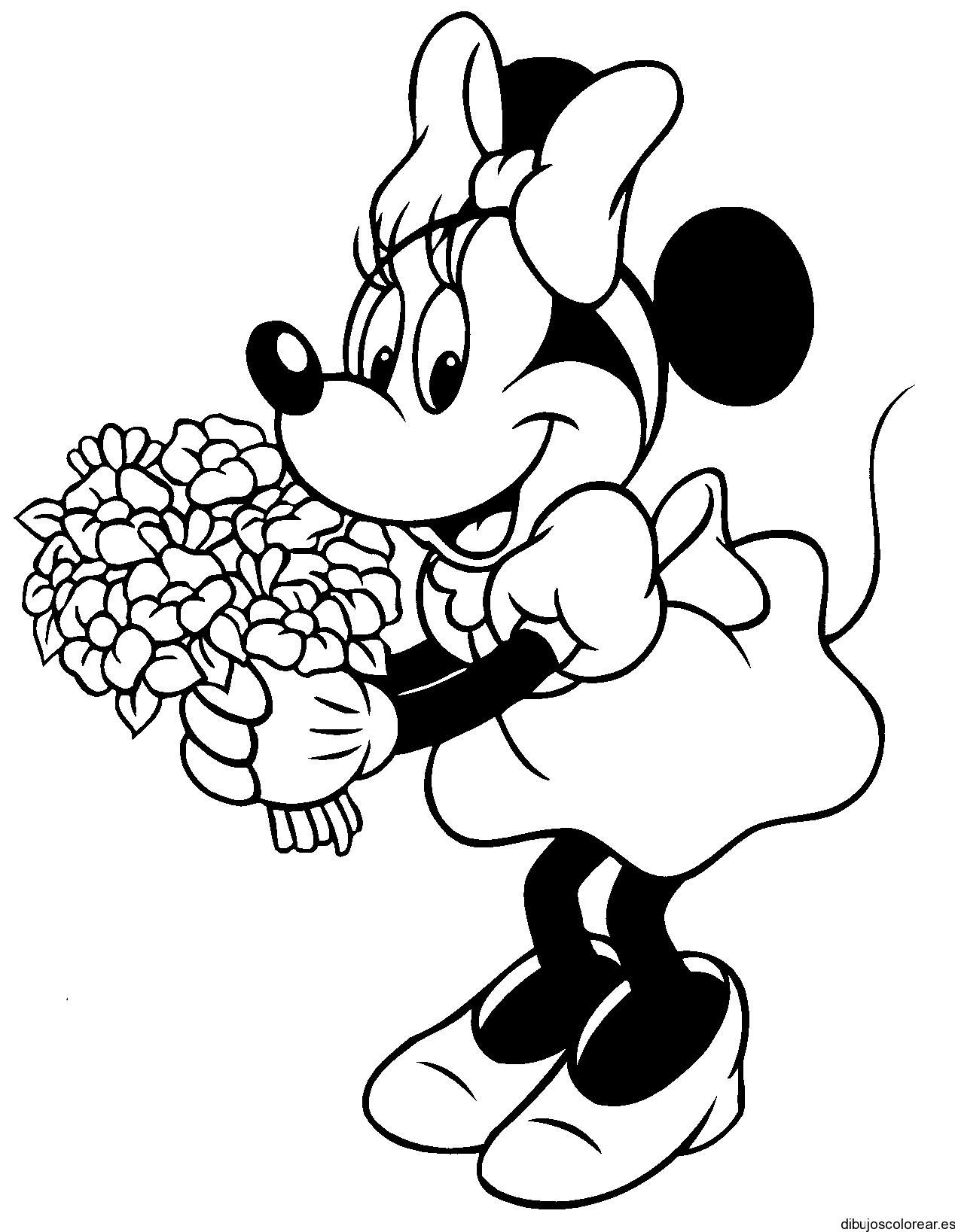 Minnie Mouse | Dibujos para Colorear