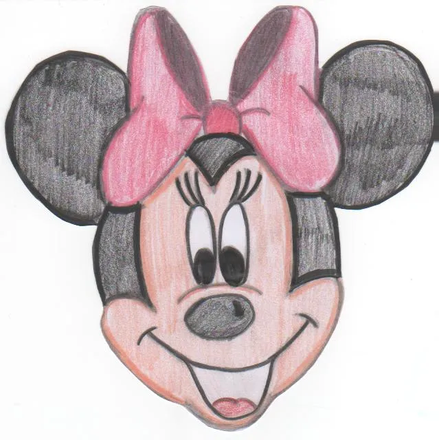 Minnie mouse face by ~Beckyyyyyy on deviantART Minnie mouse face by ~Beckyyyyyy on deviantART
