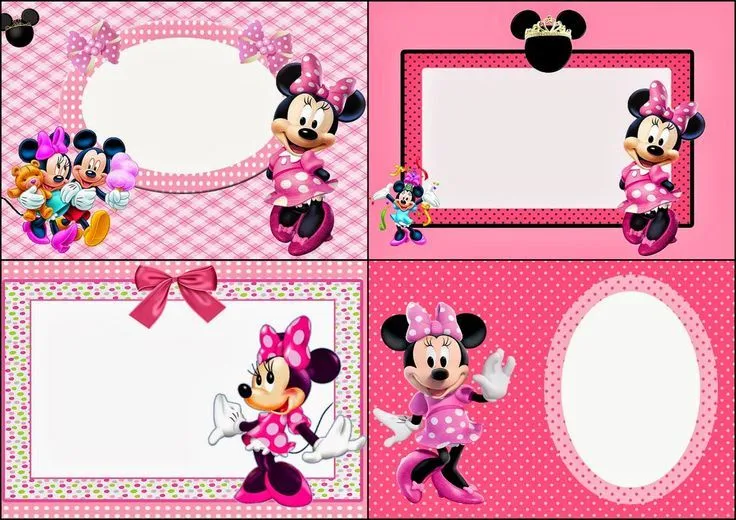 Minnie Mouse Fiesta en Rosa: Invitaciones para Imprimir Gratis ... Minnie Mouse Fiesta en Rosa: Invitaciones para Imprimir Gratis ...
