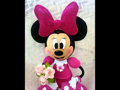Minnie Mouse Fofucha Doll foamy doll - YouTube