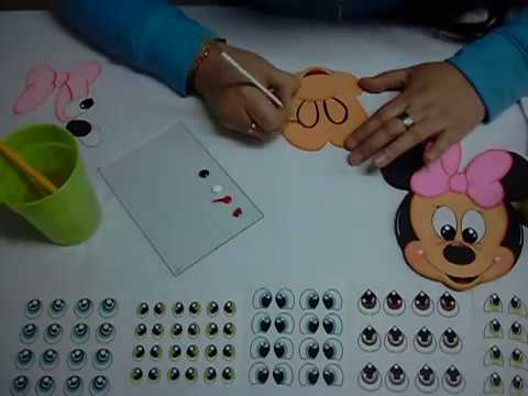 Minnie Mouse Gorra en Foami, Goma Eva, Microporoso (2da Parte ... Minnie Mouse Gorra en Foami, Goma Eva, Microporoso (2da Parte ...