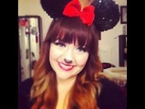 Minnie Mouse- Halloween Make Up Series - YouTube Minnie Mouse- Halloween Make Up Series - YouTube