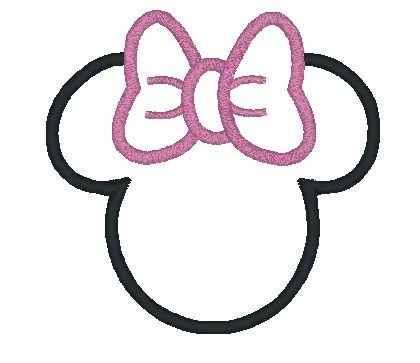 Minnie Mouse head template - Imagui