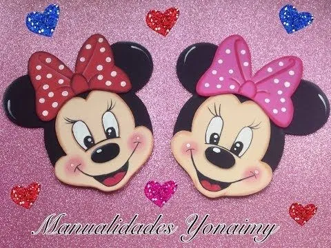 MINNIE MOUSE HECHA CON FOAMY O GOMA EVA . - YouTube MINNIE MOUSE HECHA CON FOAMY O GOMA EVA . - YouTube
