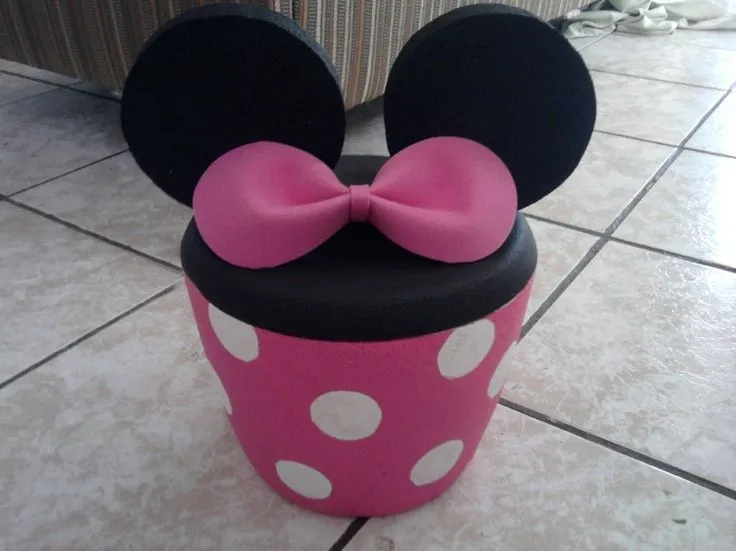 minnie mouse hielera - foam | heladera de barbi | Pinterest