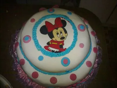  minnie mouse porciones 50 personas categoria torta infantil tipo de ...
